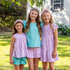 Lainey Girls Top - Aqua (Pre-order)