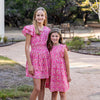 Lolly Girls Dress - Pink Ditsy