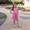 SAMPLE Lolly Girls Dress - Pink Ditsy Size 6 and 7