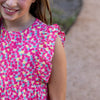 Lolly Girls Dress - Pink Ditsy (Pre-order)