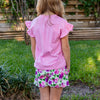 SAMPLE Lawler Girls Top - Bubblegum Pink Size 8 and 10