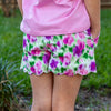 Scallop Shorts - Summer Garden (Pre-order)