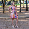 Ava Dress- Dazzle Stripe