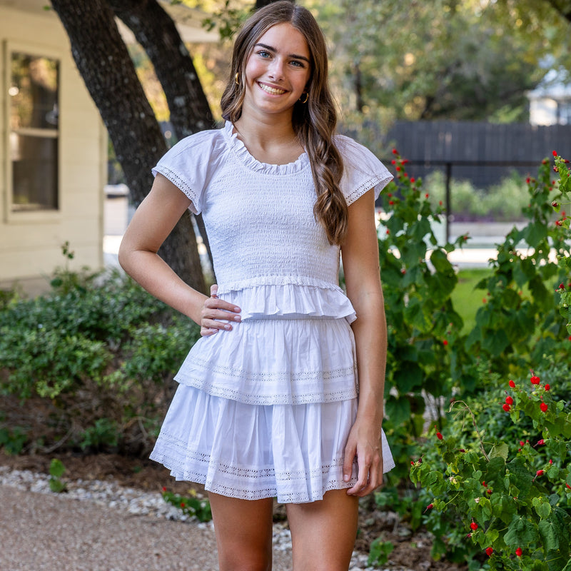 Leighton Skirt - White