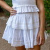 SAMPLE Leighton Skirt - White Size 14 and Jr Small