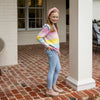 Clara Tunic Sweater - Pastel Stripes (Pre-order)
