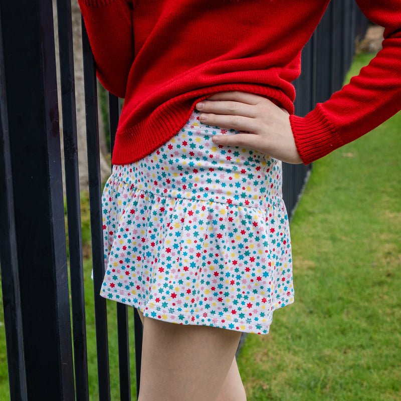 Amelia Girls Skort - Stars