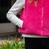 Cropped Vest - Candy Pink Corduroy (Pre-order)