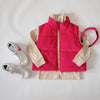 Cropped Vest - Candy Pink Corduroy (Pre-order)