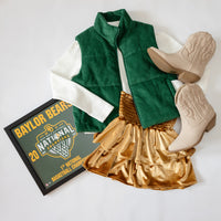 McLaine Skirt - Gold Metallic (Pre-order)
