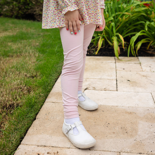 Girls Solid Leggings - Bubblegum Pink (Pre-order)