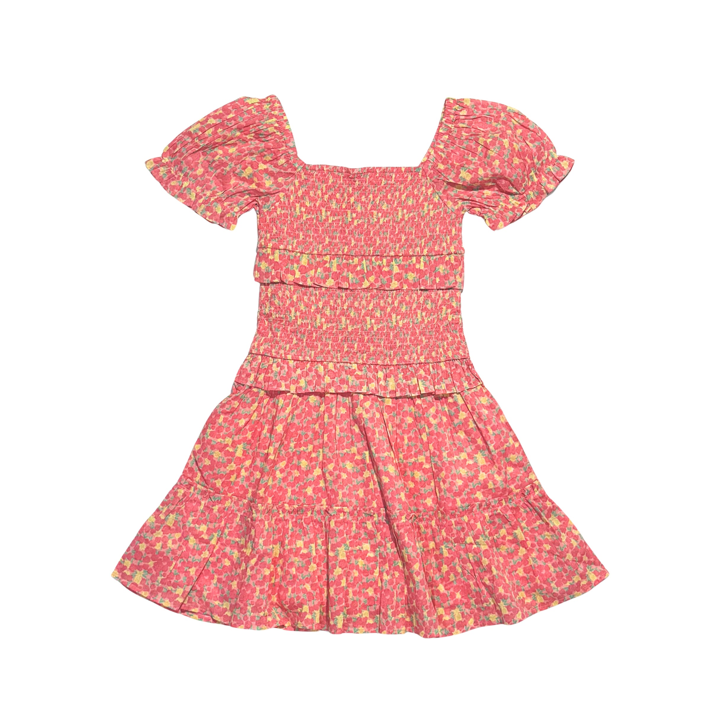 Evelyn Dress - Pink Ditsy- PRE-ORDER