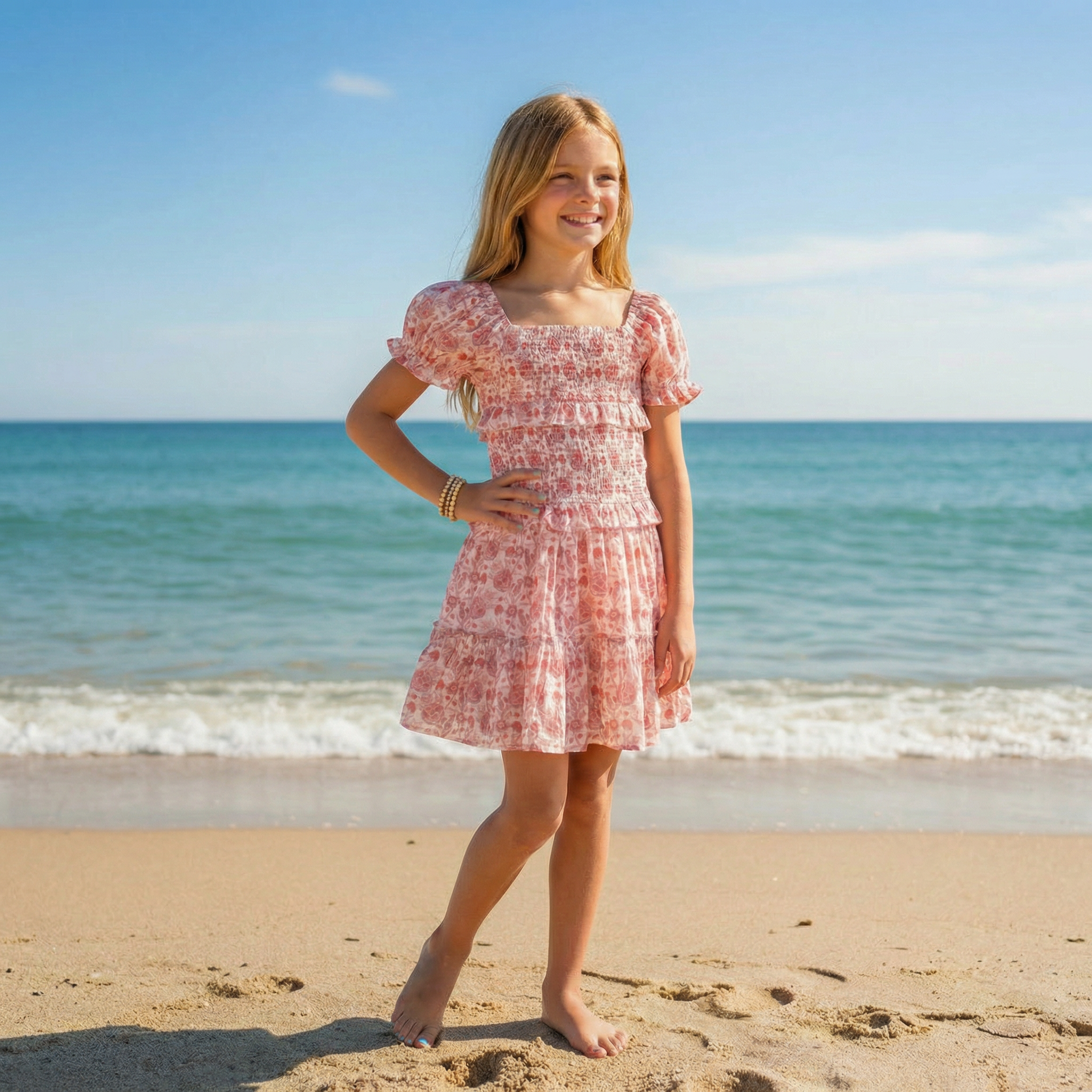 Evelyn Dress - Peony Kiss- PRE-ORDER