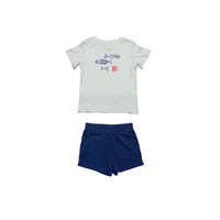 Boys Shorty Shorts -Navy Knit- PRE-ORDER