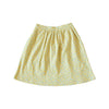 Juliet Girls Skirt in Yellow Rosettes
