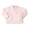 Pale Pink Chenille Girls Half Zip Pullover
