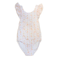 Girls Swimsuit - Sandcastle Trellis