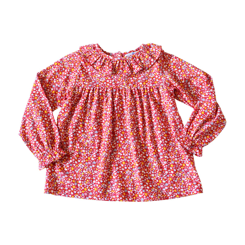 Erin Girls Top - Woodway Floral