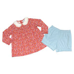 Peggy Girls Shorts Set in Woodway Floral