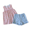 Francie Girls Short Set - Rosemary Floral (Pre-order)