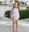 Reese Girls Bubble- Vintage Blue Floral (Pre-order)