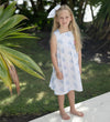 Reese Girls Dress - Vintage Blue Floral