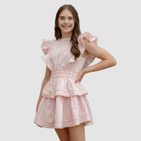 Sarah Dress - Pink Cloud