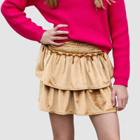 McLaine Girls Skirt - Gold Metallic