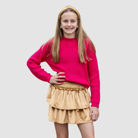 Phoebe Girls Sweater - Candy Pink