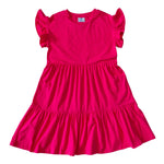 Hattie Girls Dress - Hot Pink (Pre-order)