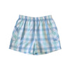 SAMPLE Holice Boys Shorts - Seaside Plaid Size 4 and 5