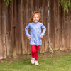 Betsy Tunic Set in American Blues (Pre-Order)