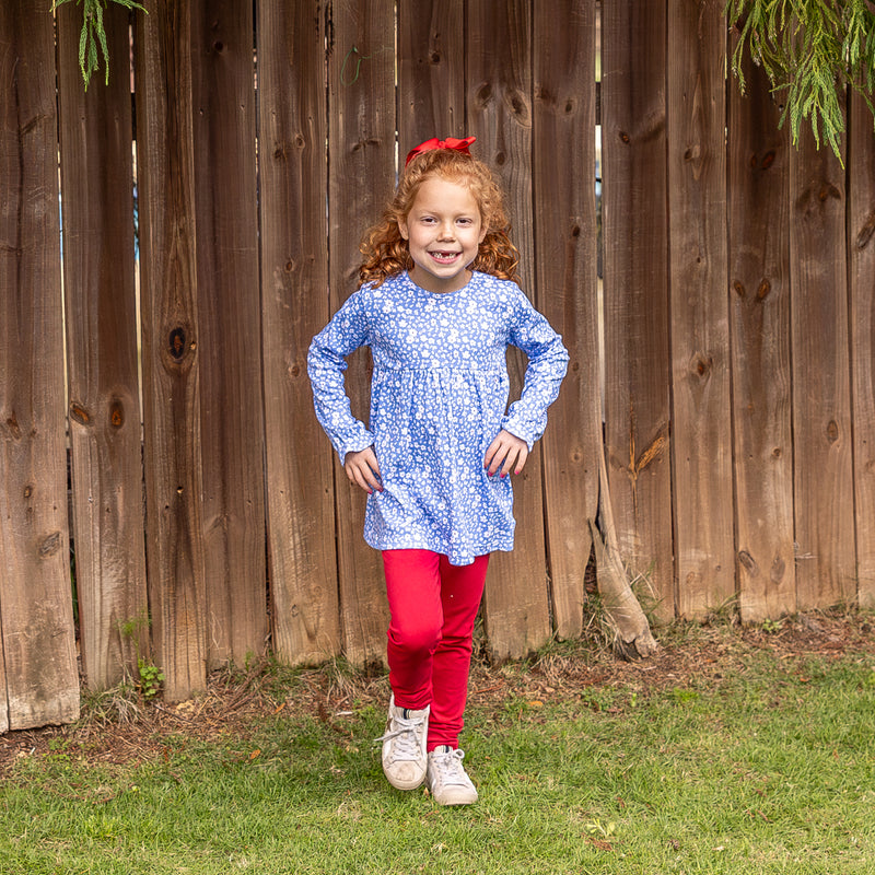 Betsy Tunic Set in American Blues (Pre-Order)