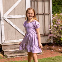 Savannah Dress in Orchid Blooms (Pre-Order)