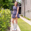 Sarah Dress in Navy Rosebud Spray (Pre-Order)