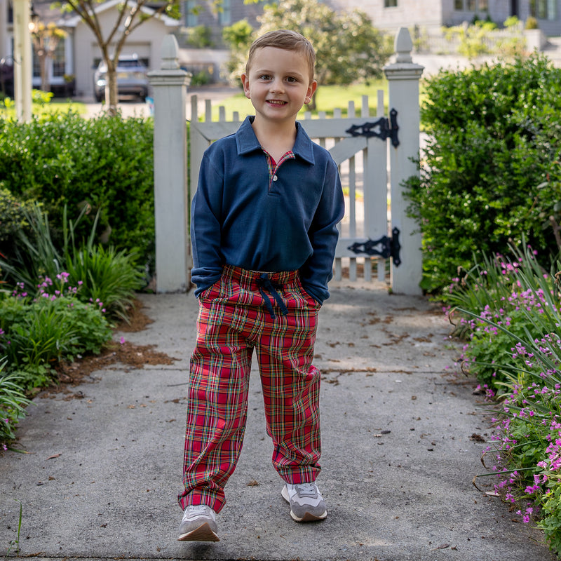 Thomas Pants in Red Stewart Tartan Plaid (Pre-Order)