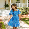 Anna Dress in Amalfi Blue (Pre-Order)