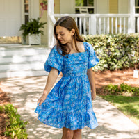 Anna Dress in Amalfi Blue (Pre-Order)