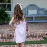 Lauren Girls Dress - Light Pink Stripe (Pre-order)