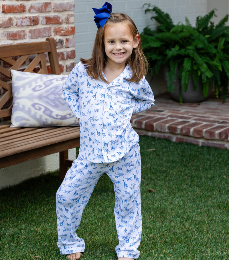 Boyd Childrens Comfywear Set - Blue Jungle