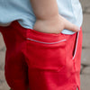 Boys Shorty Shorts - Sheffield Red (Pre-order)