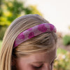 Sparkly Headband - Hot Pink Hearts