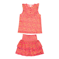 Hadley Top -Pink Ditsy- PRE ORDER