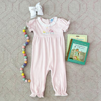 Betsy Girls Romper - Zoo Friends