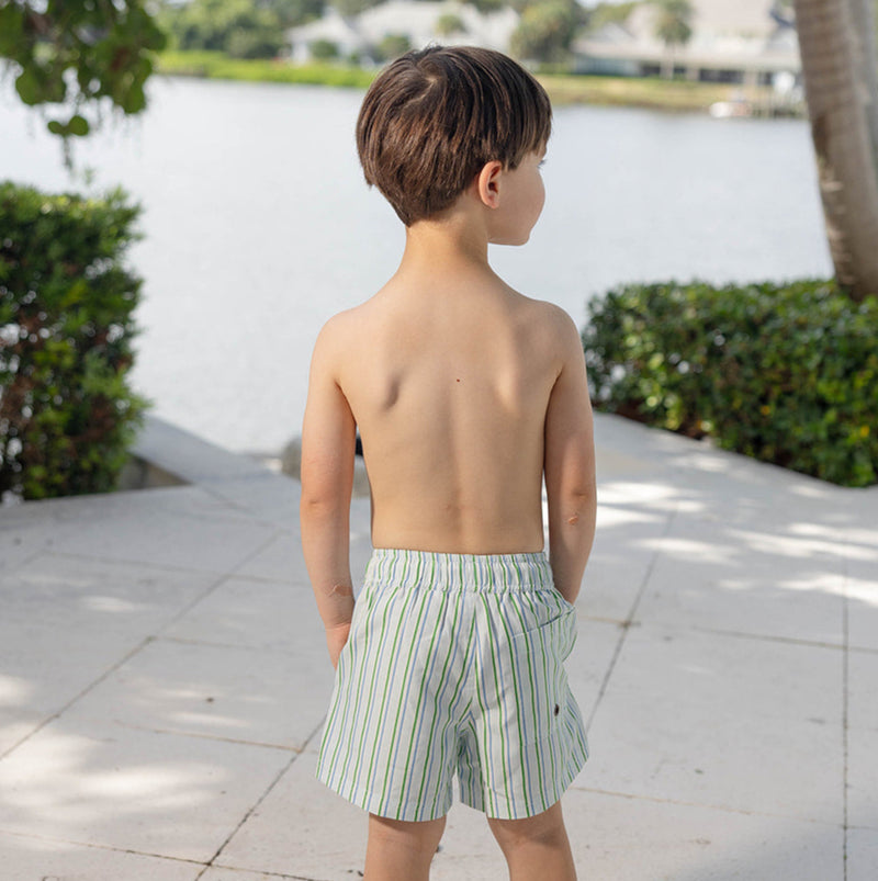 Boys Swim Trunks - Rhodes Stripe (Pre-order)