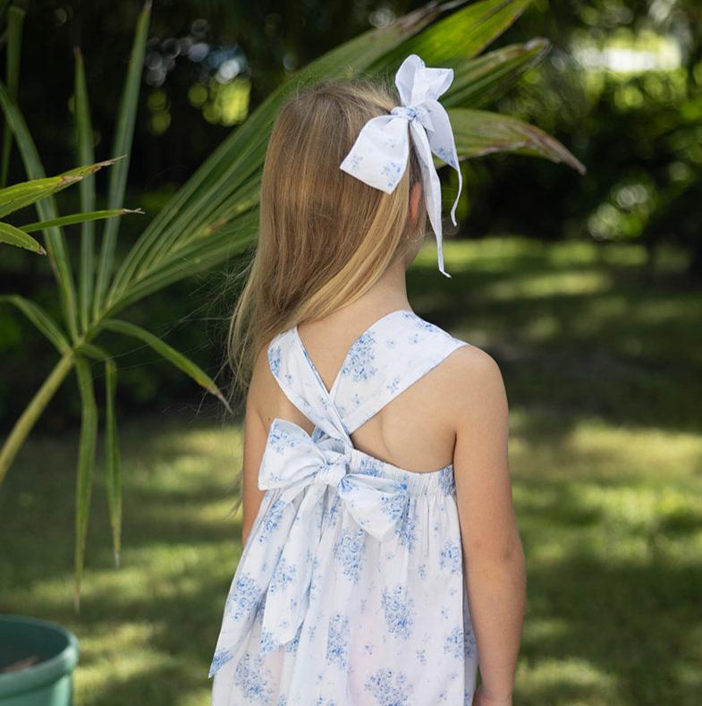 Hair Tie - Vintage Blue Floral