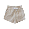 Boys Shorty Shorts - Khaki (Pre-order)