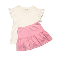 Amelia Girls Skort - Bubblegum Pink Gingham-PRE-ORDER