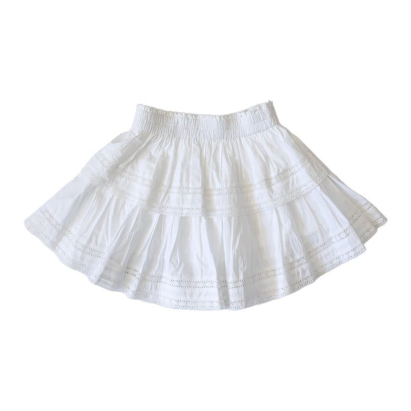 Leighton Skirt - White (Pre-order)