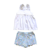 Leslie Girls Shorts Set - Morning Blooms- PRE-ORDER